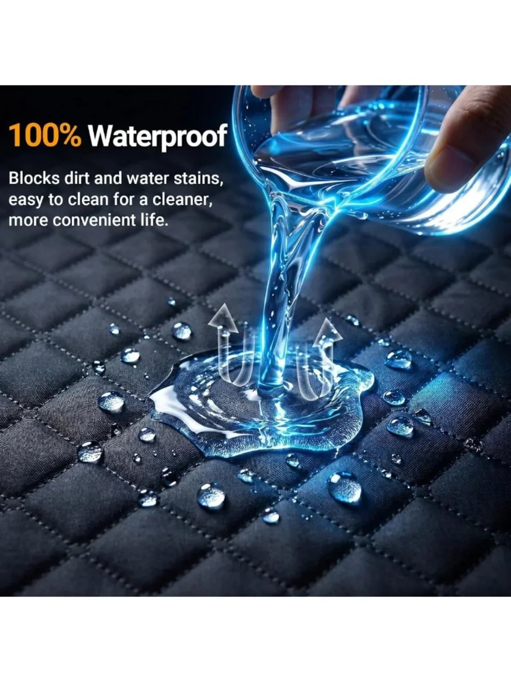 Waterproof Multi-Purpose Dog Mat for Car, Sofa & Outdoor | Non-Slip Pet Bed
